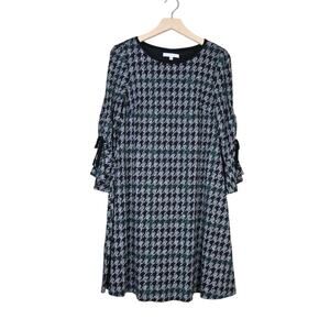 Sandra Darren Womens S Jacquard A Line Dress w/Pockets